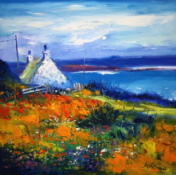 Evening summerlight Isle of Gigha 24x24